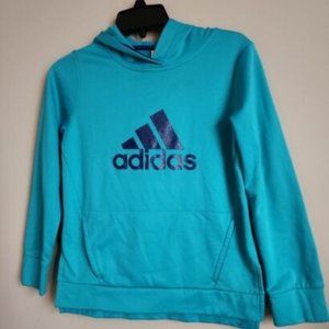 Girls Adidas Hoodie Sweatshirt Size 14